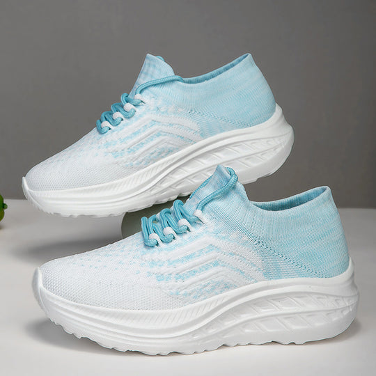 Damen Sportliche und atmungsaktive Sneakers mit elastischem Obermaterial R&B