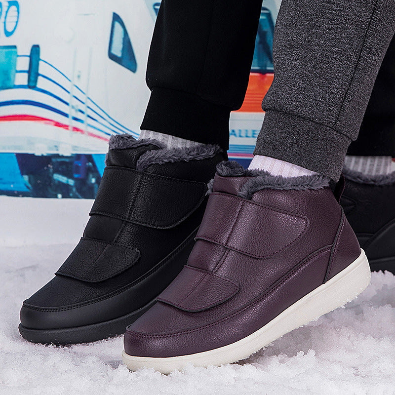 Damen Warme Winterboots mit verstellbaren Klettverschlüssen