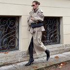 Damen modische Trenchcoat R&B