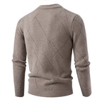 Herren Rollkragenpullover mit eleganter Struktur und feinem Material