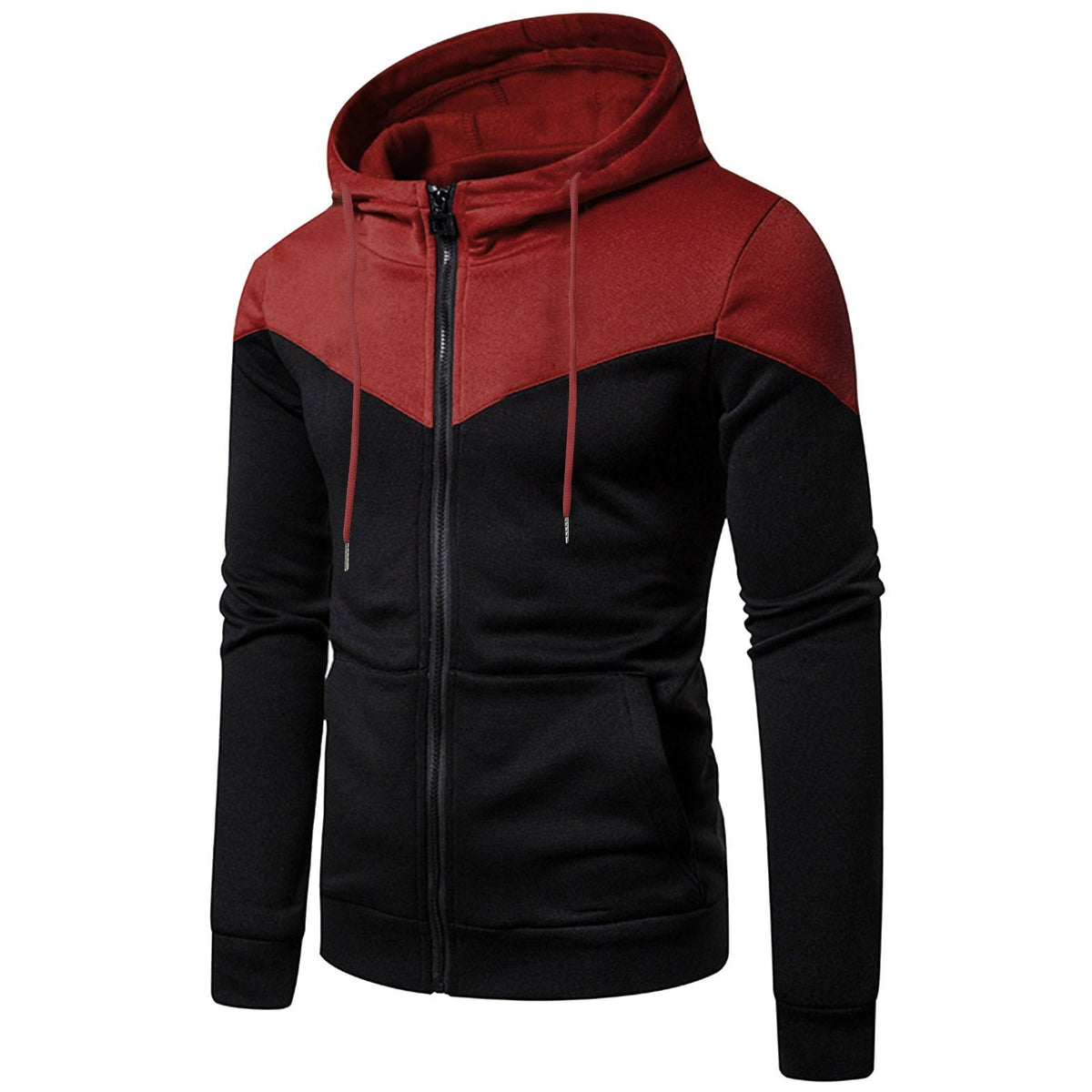 Herren sportliche Kapuzenjacke R&B