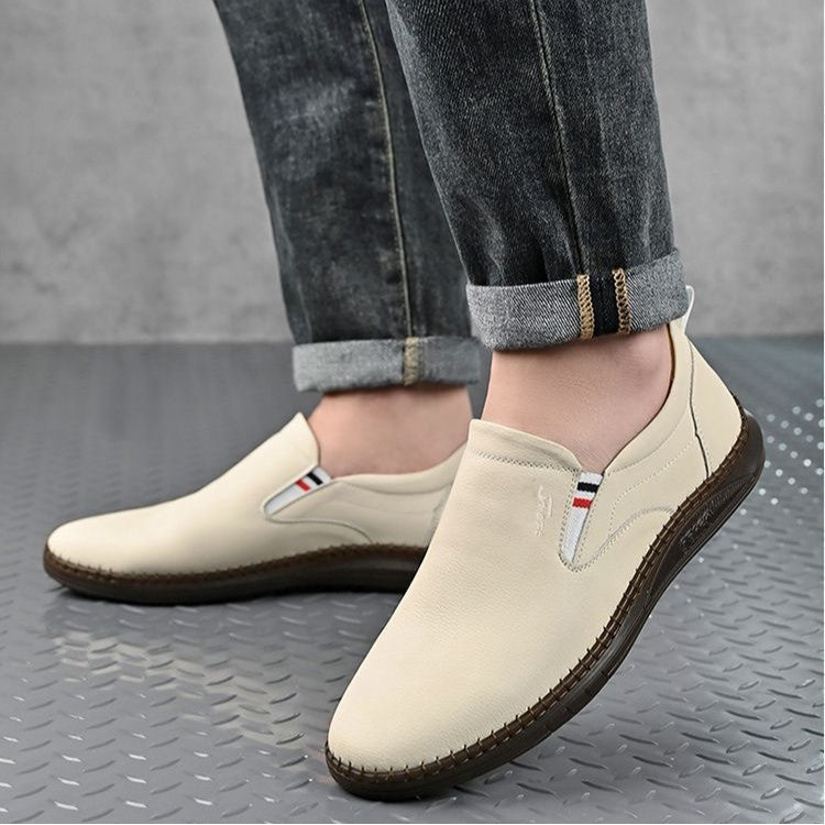 Damen Elegante Slip-On Schuhe aus weichem Leder R&B
