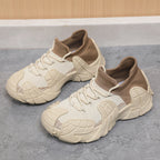 Damen Performance-Freizeitsneaker mit elastischer Strickkonstruktion und rutschfester Sohle