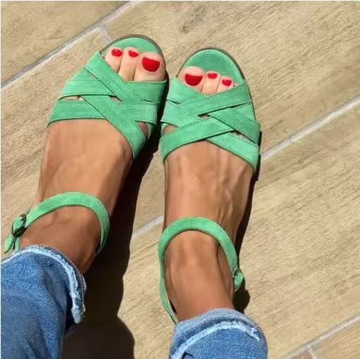Damen modische Komfort-Sandalen mit verstellbaren Riemen R&B