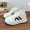 Damen modische Sneakers mit atmungsaktiver Strick-Oberfläche und trendiger Sohle R&B