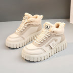 Damen modische High-Top Sneakers mit weich gefüttertem Innenfutter und rutschfester Sohle R&B