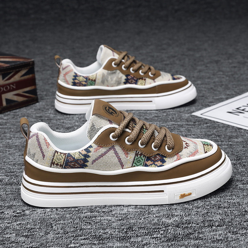 Damen modische Sneakers mit ethnischem Design und bequemer Dämpfung R&B