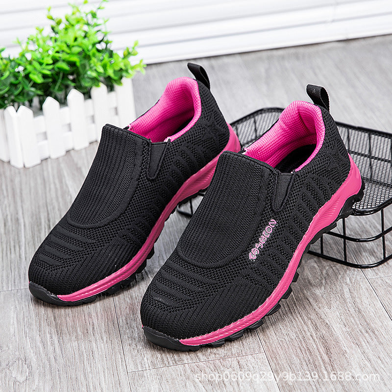 Damen Bequeme Slip-On Laufschuhe mit atmungsaktivem Obermaterial R&B