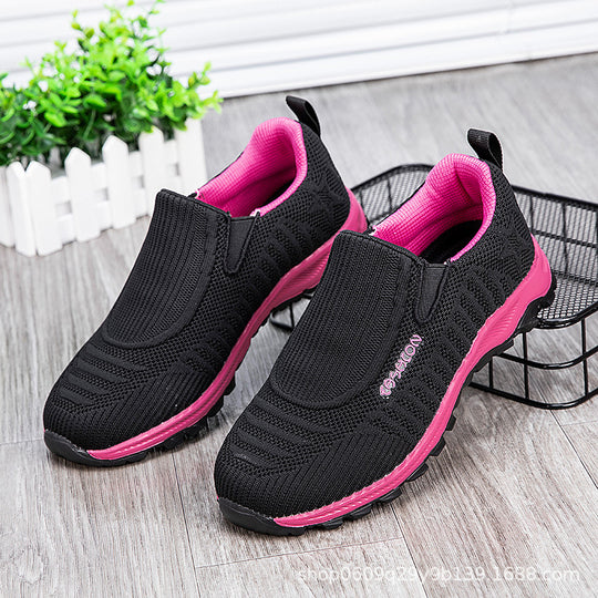 Damen Bequeme Slip-On Laufschuhe mit atmungsaktivem Obermaterial R&B