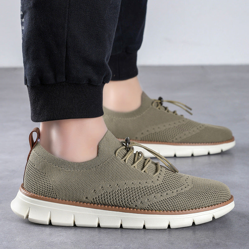 Damen Atmungsaktive Schnür-Sneaker mit flexiblem Obermaterial R&B