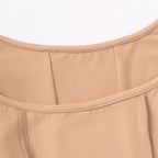 Damen Langarm-Crop-Top mit raffiniertem Wickeldetail R&B