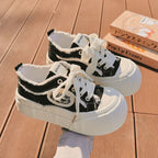 Damen Stilvolle Chunky Sneakers mit weißer Plattform und robustem Obermaterial