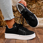 Damen Modische Sneaker mit hohem Plateau