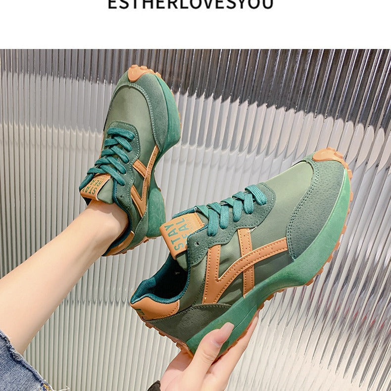 Damen Sportliche Sneaker mit atmungsaktiver Obermaterialstruktur und gedämpfter Sohle R&B