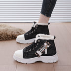 Damen Hohe Sneakers mit wärmendem Innenfutter und robuster Sohle R&B