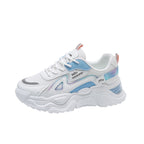 Damen Sportliche Sneakers mit voluminöser Sohle und reflektierenden Akzenten