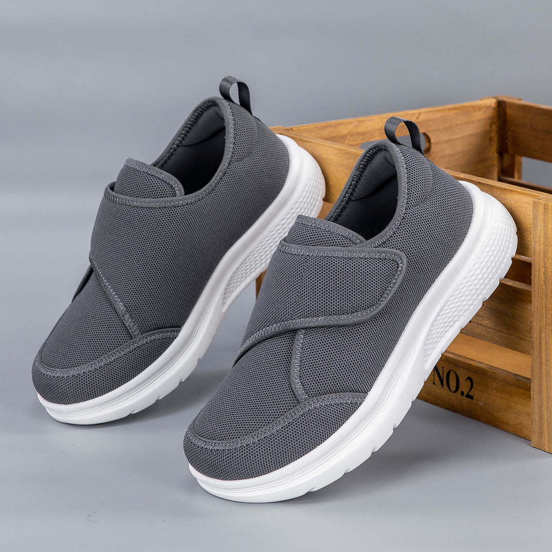 Damen Bequeme Slip-On Sneakers mit atmungsaktivem Mesh-Obermaterial R&B