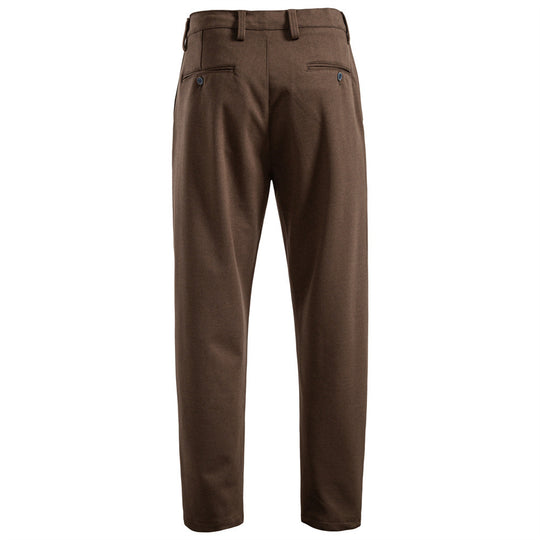 Herren nan Bundfaltenhose im Joggerstil mit Tunnelzug, Gürtelschlaufen und konischem Schnitt R&B
