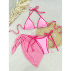 Damen Bikini-Set mit cleverem Wickelrock und verstellbaren Trägern R&B