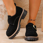 Damen Schnürschuhe mit modischem Riemen und robustem Profil R&B