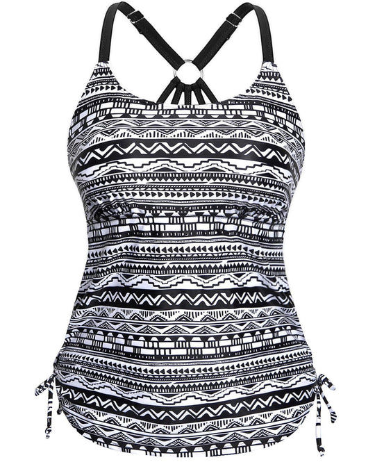 Damen Sportlicher Tankini mit racerback Design R&B