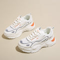 Damen Sportliche Chunky Sneakers mit atmungsaktiver Netzstruktur und schwerer Profilsohle R&B