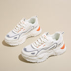 Damen Sportliche Chunky Sneakers mit atmungsaktiver Netzstruktur und schwerer Profilsohle R&B