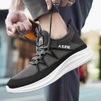 Damen Sportliche Strick-Sneakers mit rutschfester Sohle und atmungsaktivem Obermaterial R&B