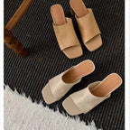Damen Bequeme Mules mit stylishen Blockabsätzen R&B