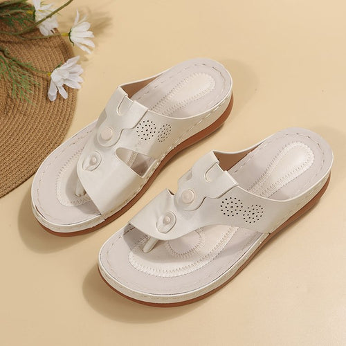 Damen Komfortable Flip-Flop Sandalen mit atmungsaktivem Design R&B