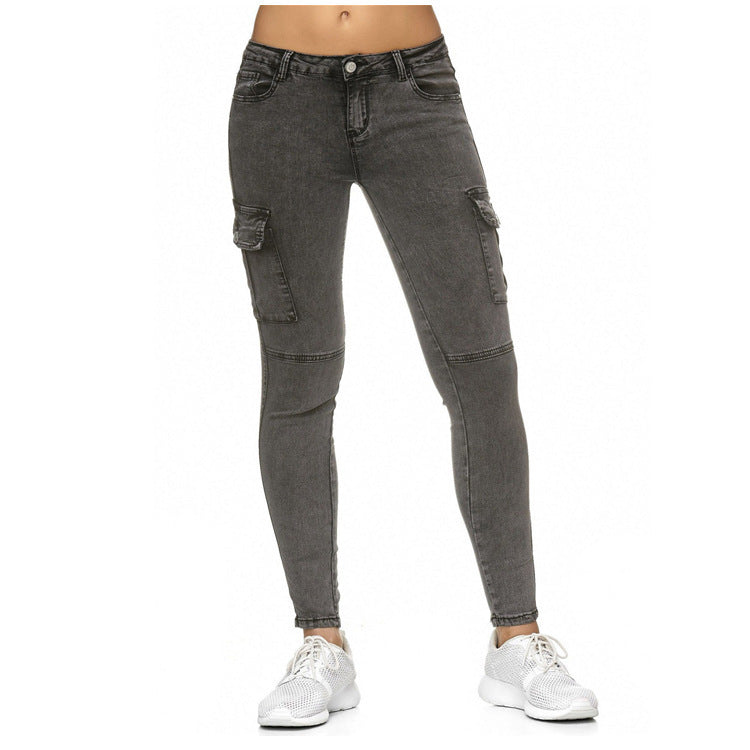 Damen Cargo-Hose mit elastischem Bund und praktischen Seitentaschen R&B