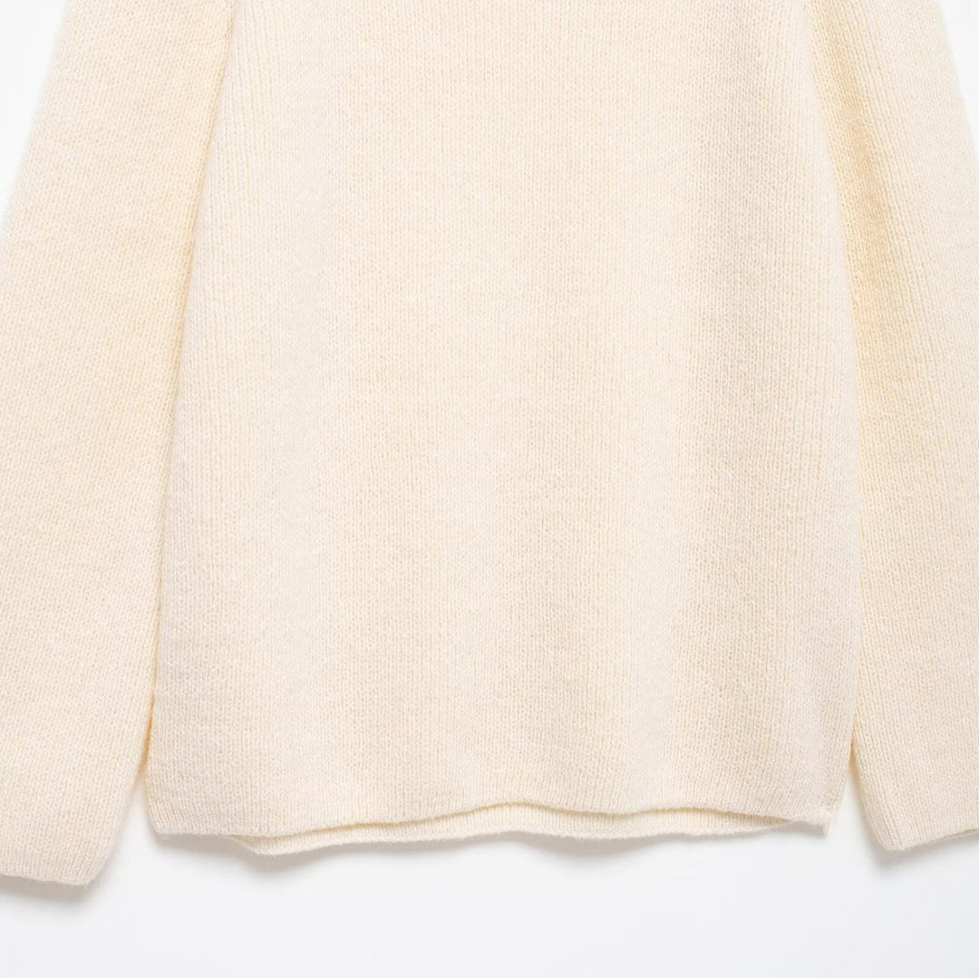 Damen Kuscheliges Strickoberteil R&B