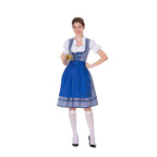 Damen Trachtenkleid mit traditionellen Karomuster und eleganten Rüschen R&B