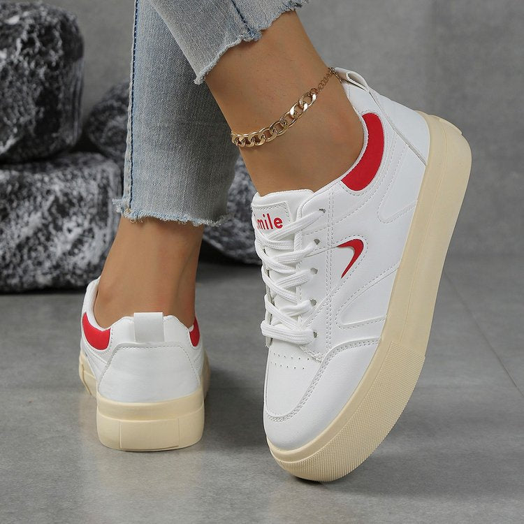 Damen modische Plateau-Sneaker mit trendiger Sohle R&B