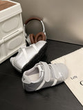 Damen sportliche Sneaker mit verstellbarem Klettverschluss und rutschfester Sohle R&B