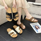 Damen Komfortable Clogs mit verstellbaren Riemen und rutschfester Sohle R&B