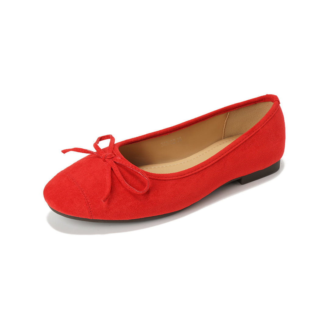 Damen Ballerinas mit eleganter Schleifenverzierung und weicher Innenausstattung R&B
