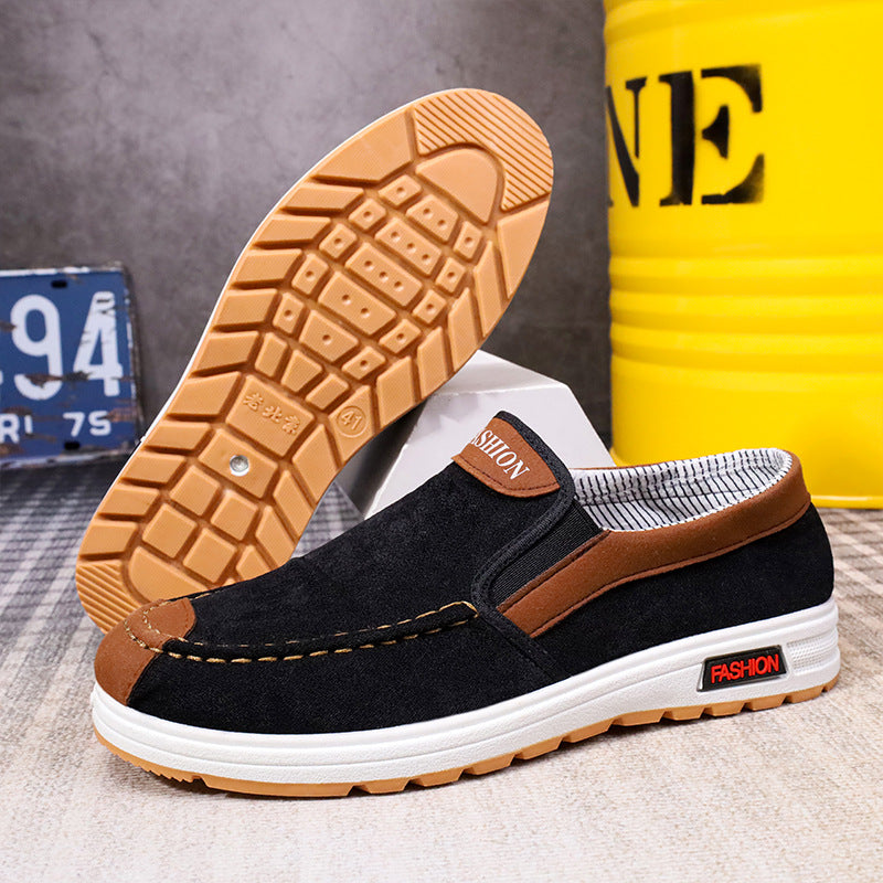 Damen modische Slipper mit rutschfester Sohle und elastischem Einsatz R&B