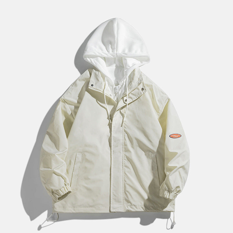 Unisex Übergangsjacke mit Kapuze und atmungsaktivem Innenfutter R&B