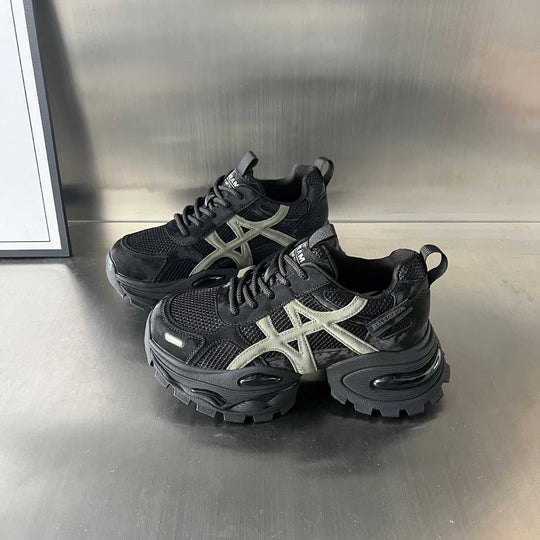 Damen Sportliche Chunky Sneakers mit atmungsaktivem Mesh und robustem Profil R&B