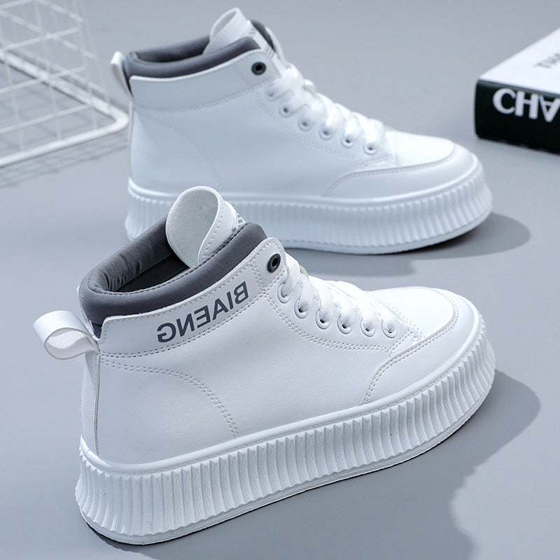 Damen Hohe Modische Sneakers mit dämpfender Sohle R&B