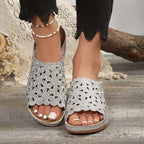 Damen Bequeme und modische Zehentrenner-Sandalen R&B