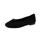 Damen Bequeme Slipper mit atmungsaktivem Strickdesign R&B