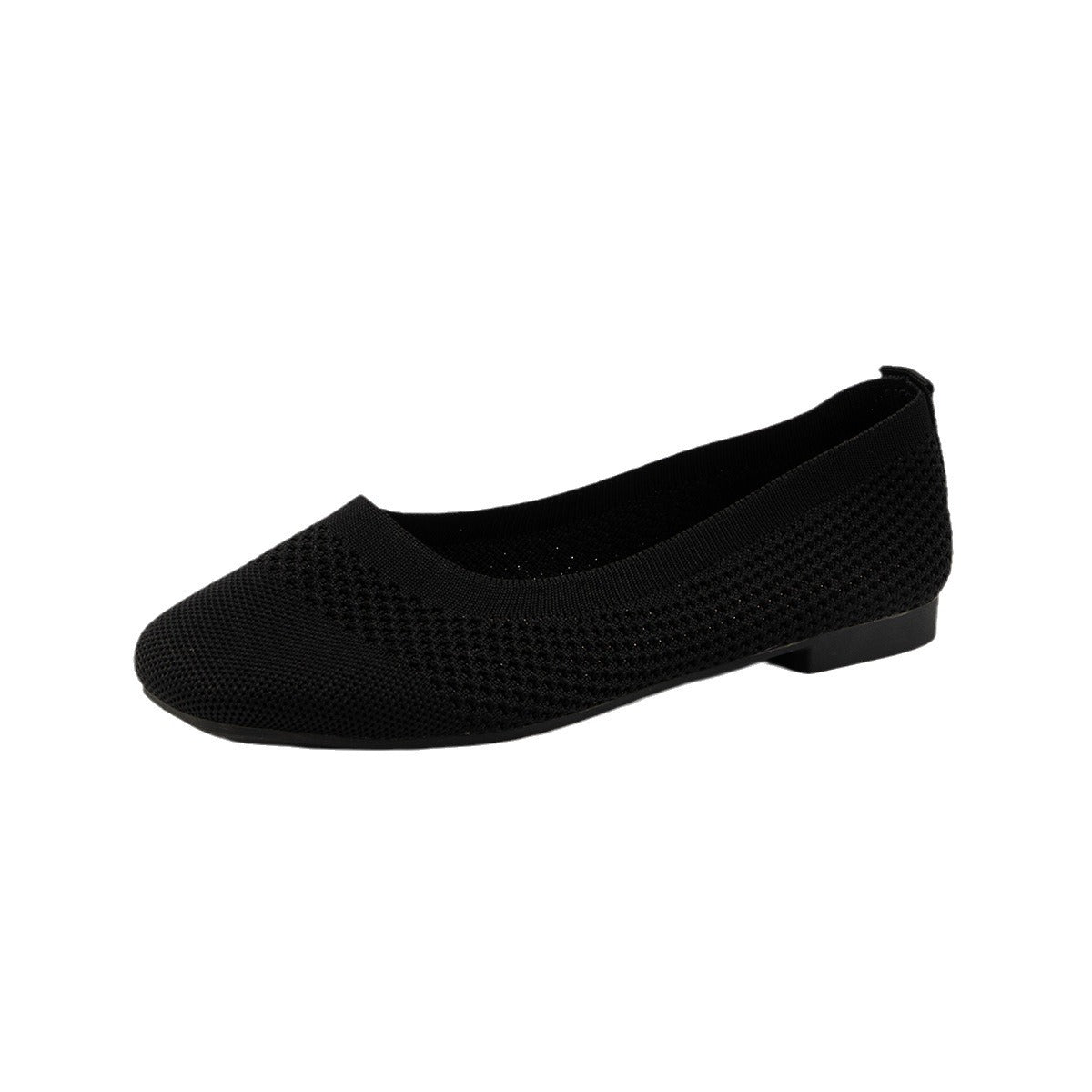 Damen Bequeme Slipper mit atmungsaktivem Strickdesign R&B