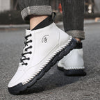 Damen Sportliche Lederstiefeletten R&B