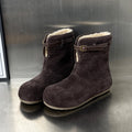 Damen modische und warme Stiefel mit weichem Innenfutter R&B