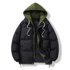 Damen modische Daunenjacke mit abnehmbarer Kapuze
