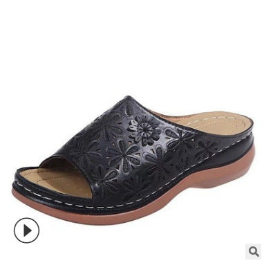 Damen Clogs mit blumenverziertem Design R&B