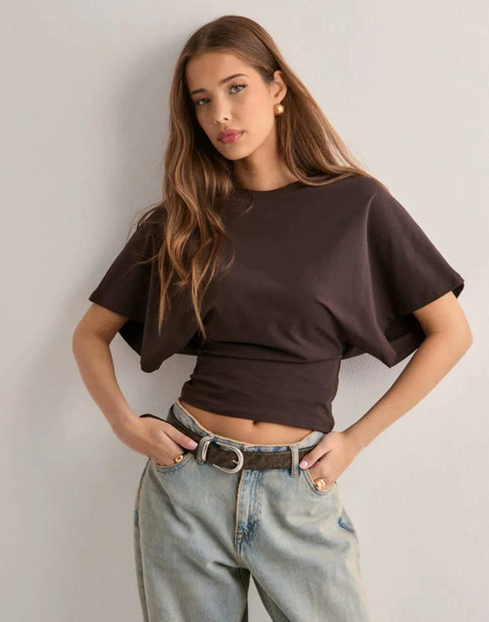 Damen Bequemes Oversized T-Shirt mit modernem Schnitt R&B