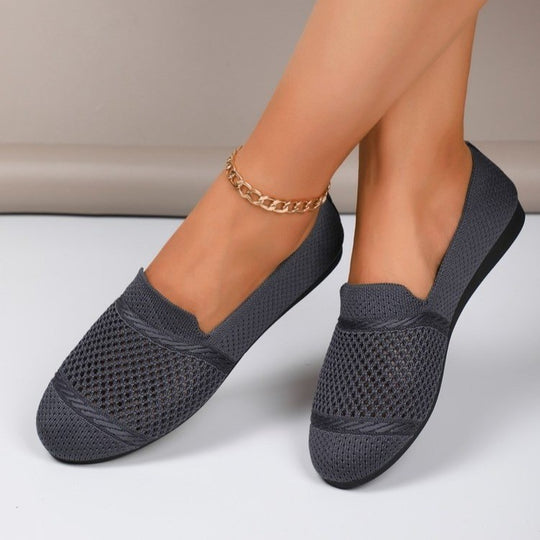 Damen Atmungsaktive Slip-On Schuhe mit flexiblem Mesh-Obermaterial R&B
